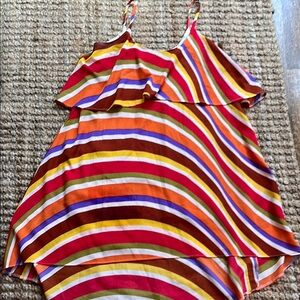 Colorful Striped Women's Top